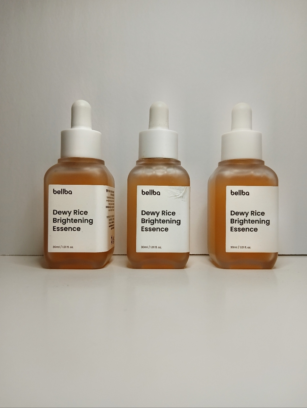 Bellba Dewy Rice Brightening Essence Bundle Of 3 New with Tags